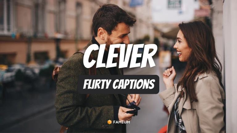 Clever Flirt Captions for Instagram